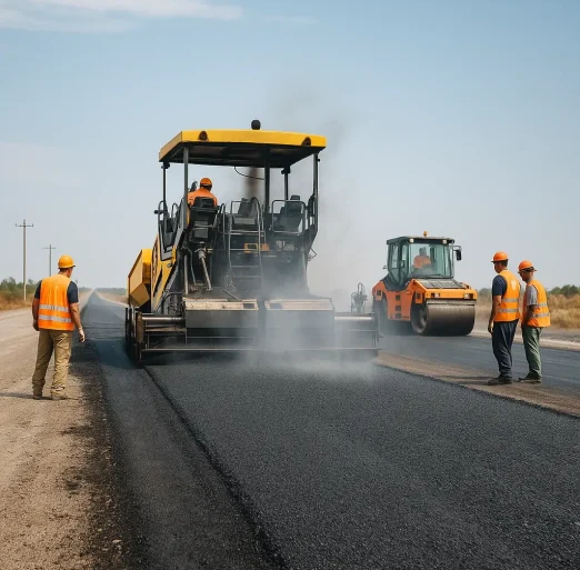 Асфальтирование автомобильных дорог и территорий